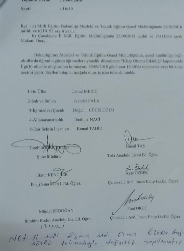 MİLLİ EĞİTİM BAKANI ZİYA SELÇUK’A CAHİT ZARİFOĞLU ÜZERİNDEN OPERASYON ÇEKİLDİ