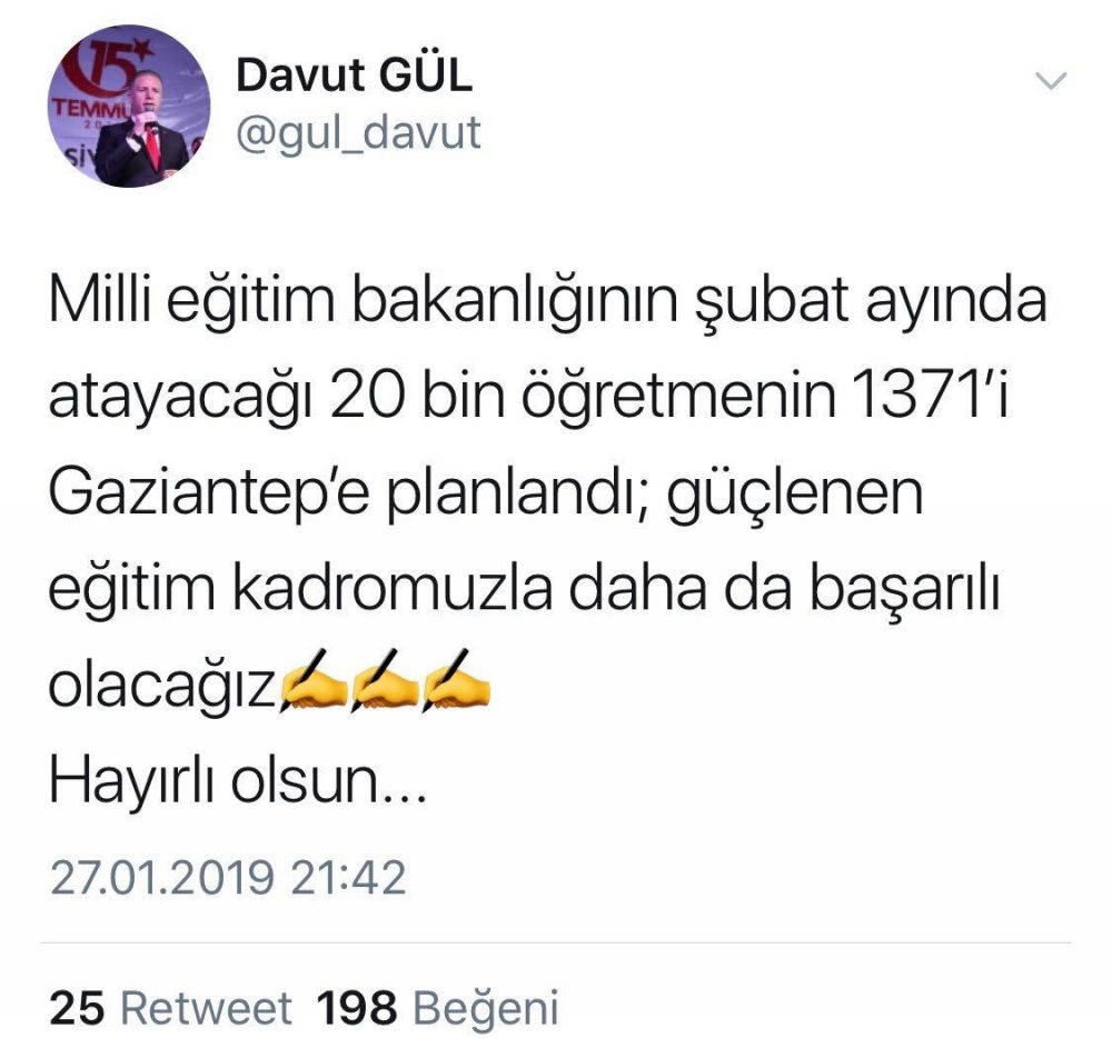 20 Bin öğretmen atamasında O ile 1371 öğretmen atanacak