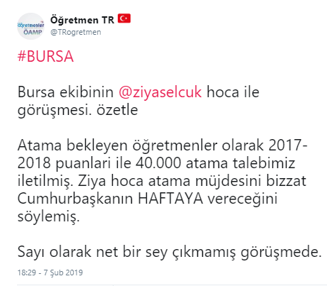 Bakan Selçuk'tan Atama Bekleyen Öğretmenlere Müjde- 40 Bin Şubat Ataması
