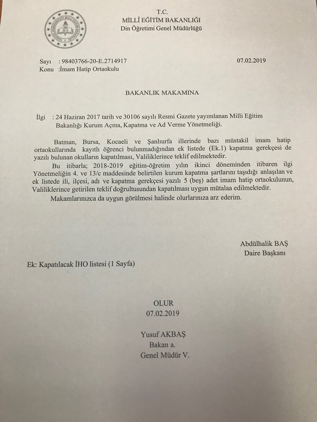 Planlama Yapılmadan Açılan Bu Okullar Kapatılıyor