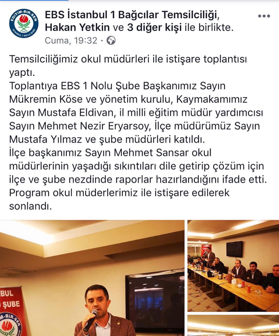 Türk Eğitim Sen’den Bağcılar Kaymakamına Tepki
