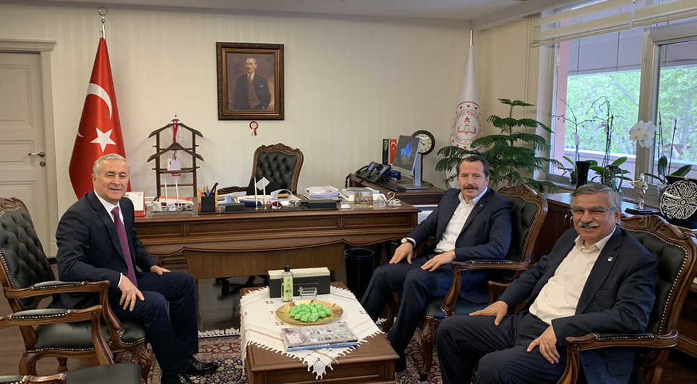 Ali YALÇIN Milli Eğitim Bakanıyla Görüştü