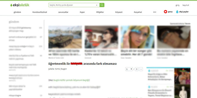 EKŞİ SÖZLÜK HADDİNİ BİL!