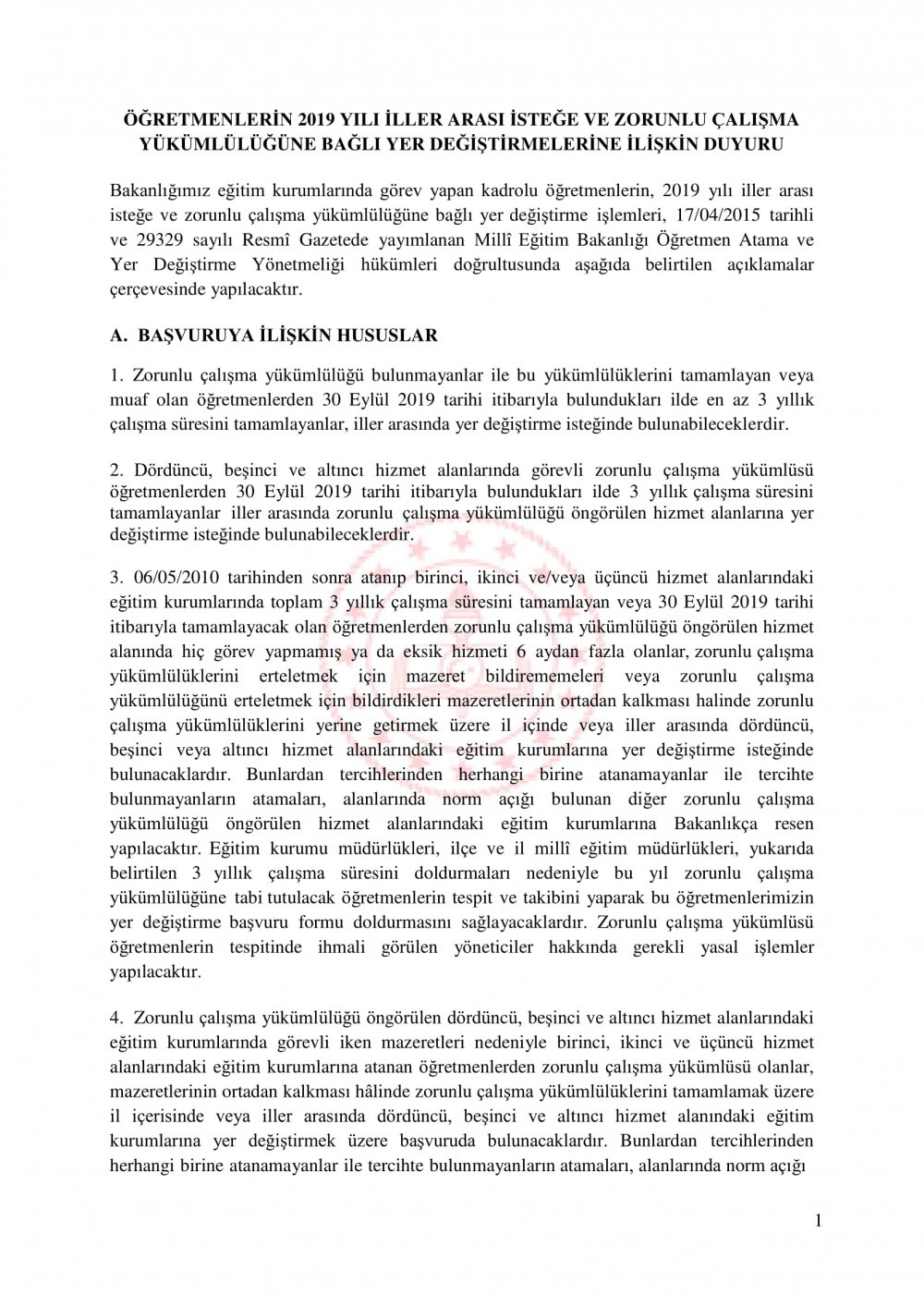 MEB Tarafından İl Dışı Atama Duyurusu Yayımlandı