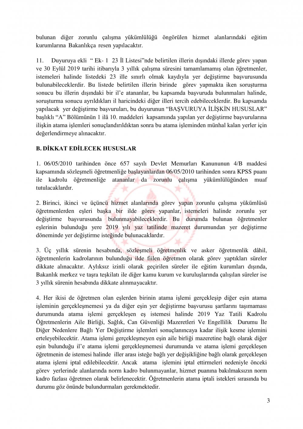 MEB Tarafından İl Dışı Atama Duyurusu Yayımlandı