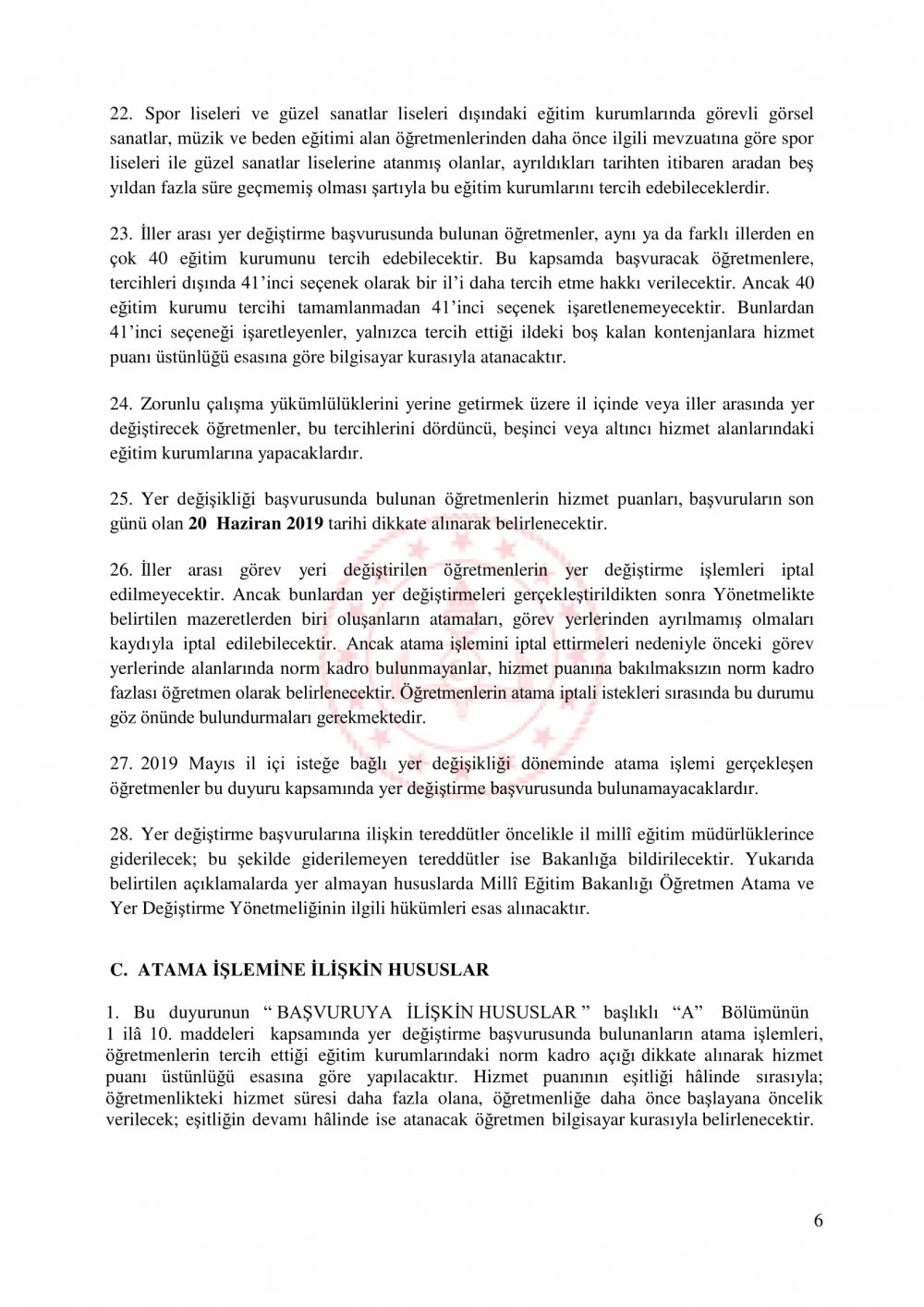 MEB Tarafından İl Dışı Atama Duyurusu Yayımlandı