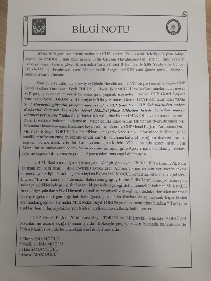 Ekrem İmamoğlu'ndan Ordu Valisi'ne Çok Ağır Hakaret İddiası