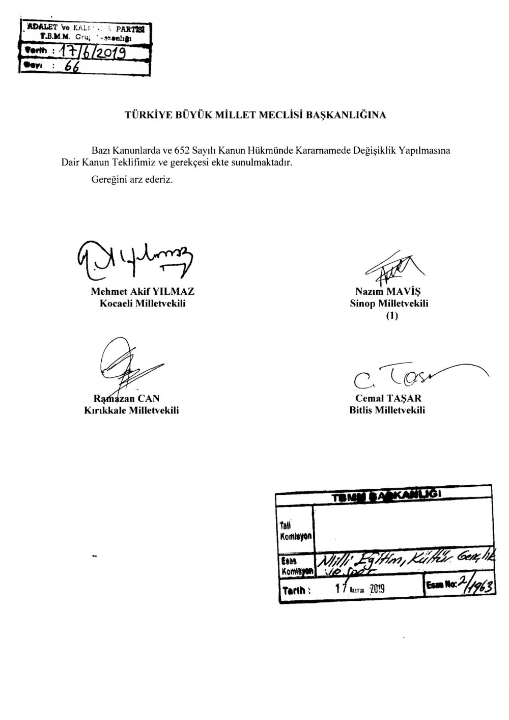 Sözleşmeli Öğretmenleri de Kapsayan MEB İle İlgili Kanun Teklifinin TAM METNİ