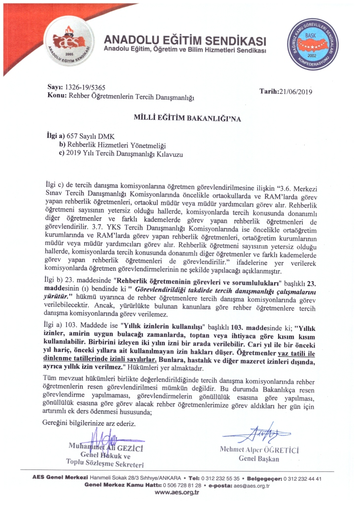 Tercih Danışmanlığı Zorunlu Değil Gönüllülük Esasına Göre Olmalı