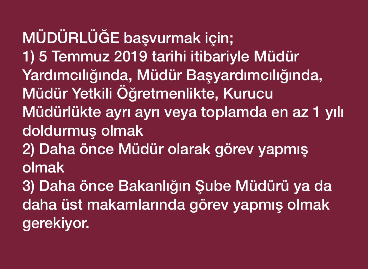 Yönetici Atamaları İle İlgili MEB'den Yeni Açıklama
