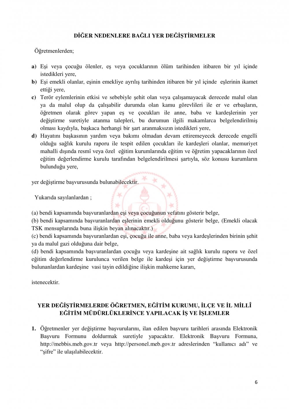 MEB, Sözleşmeli Öğretmenlere Özür Grubu Tayin Hakkı Vermedi