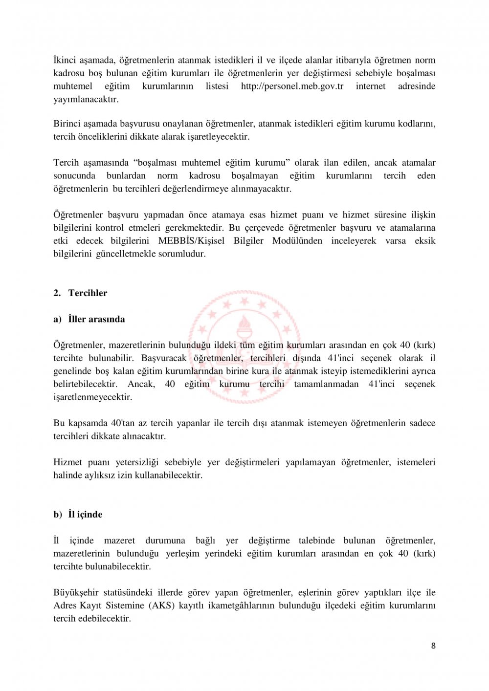 Öğretmenlerin Özür Grubu Atama Kılavuzu Yayımlandı