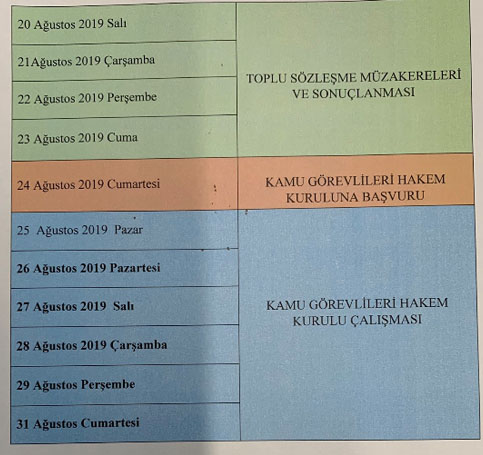 Memur-Sen, Toplu Sözleşme için yeni takvim sundu
