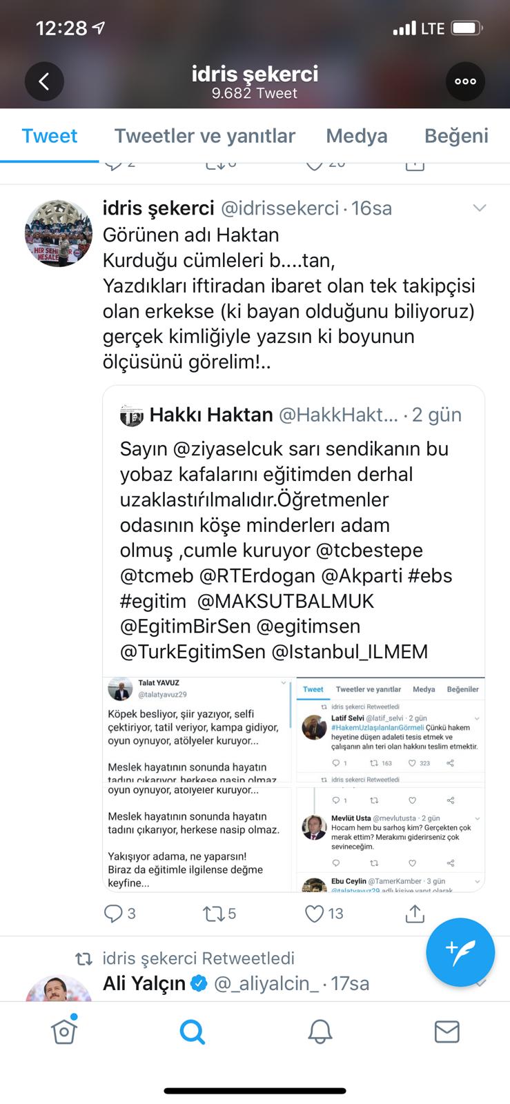 Ali Yalçın Şube Başkanlarını Uyarmalıdır