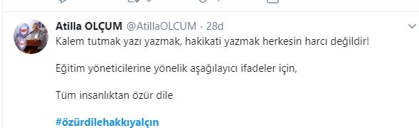 Meb ailesi Hakkı Yalçın’a Öğretmene Yaptığı Hakaretin Cevabını Verdi