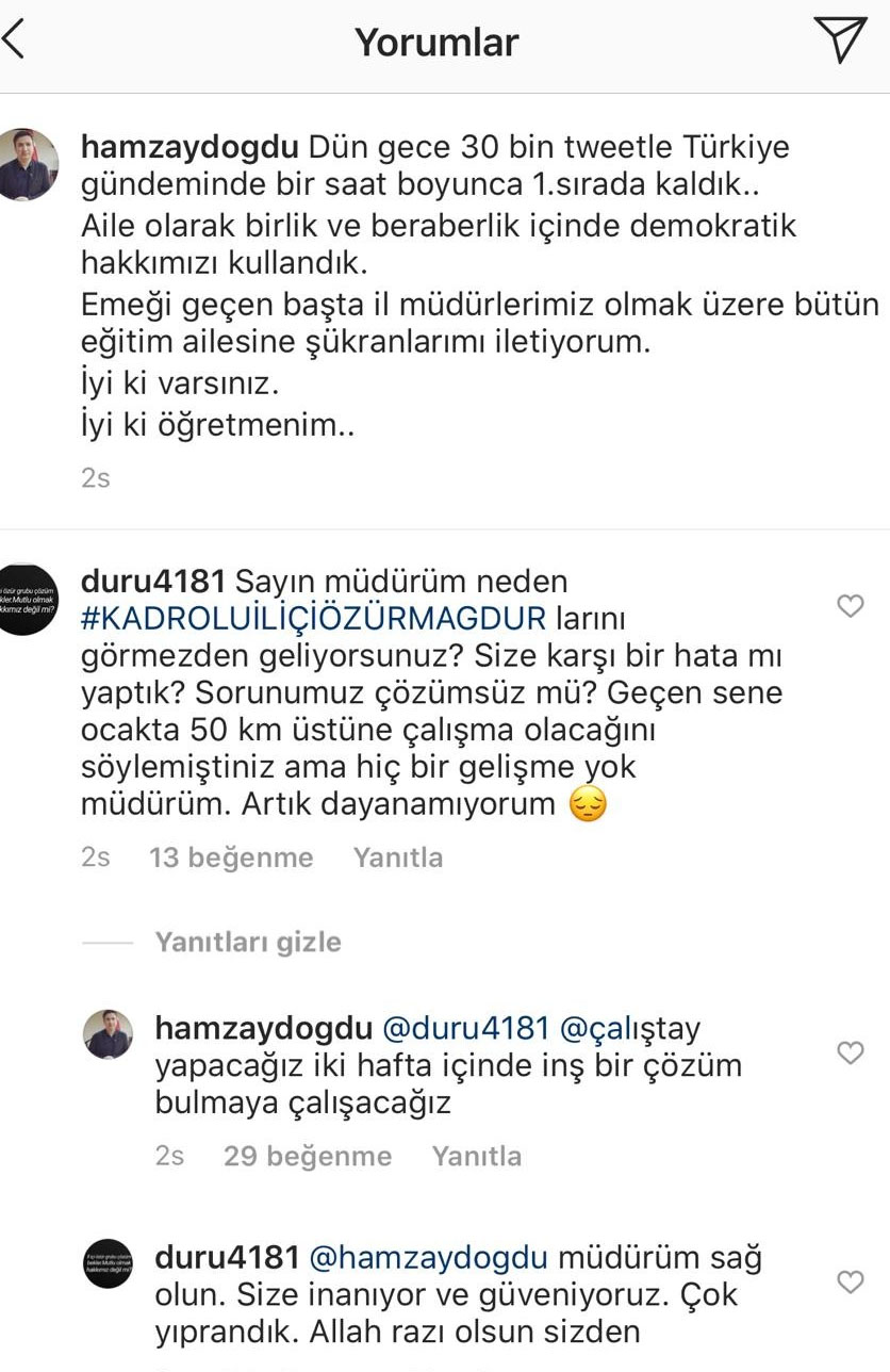 İl İçi Özür Grubu Bekleyenlere Güzel Haber