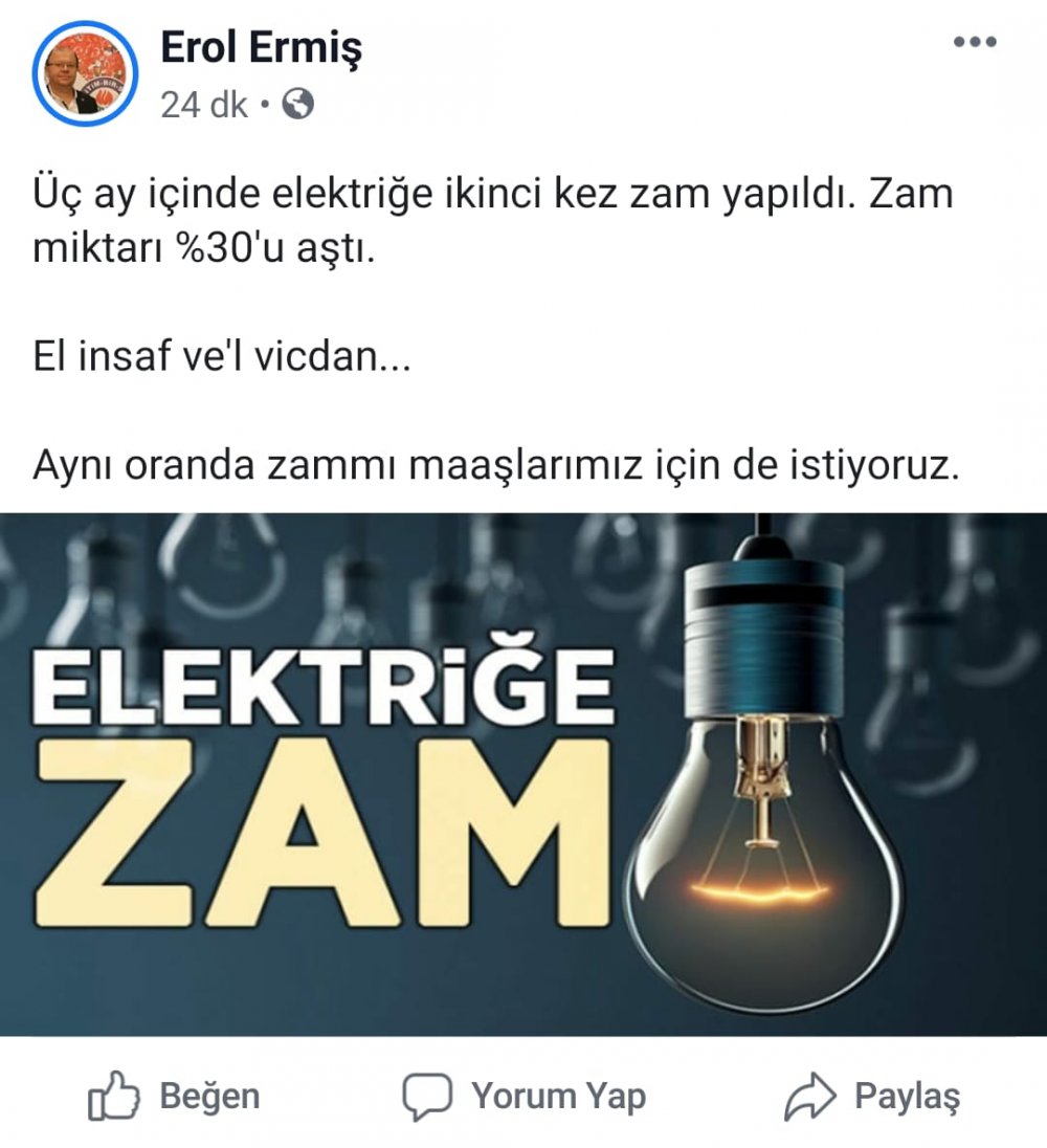 MEMUR SEN'DEN HÜKÜMETE ZAM TEPKİSİ
