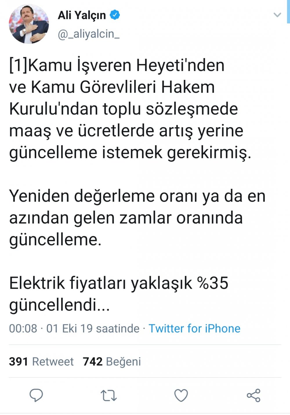 MEMUR SEN'DEN HÜKÜMETE ZAM TEPKİSİ