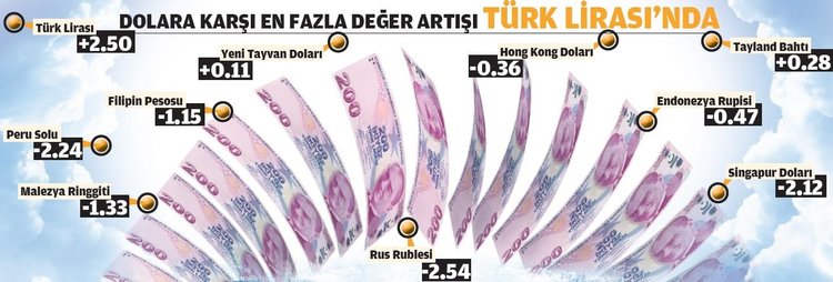 Türk Lirası fırtınadan sağlam çıktı
