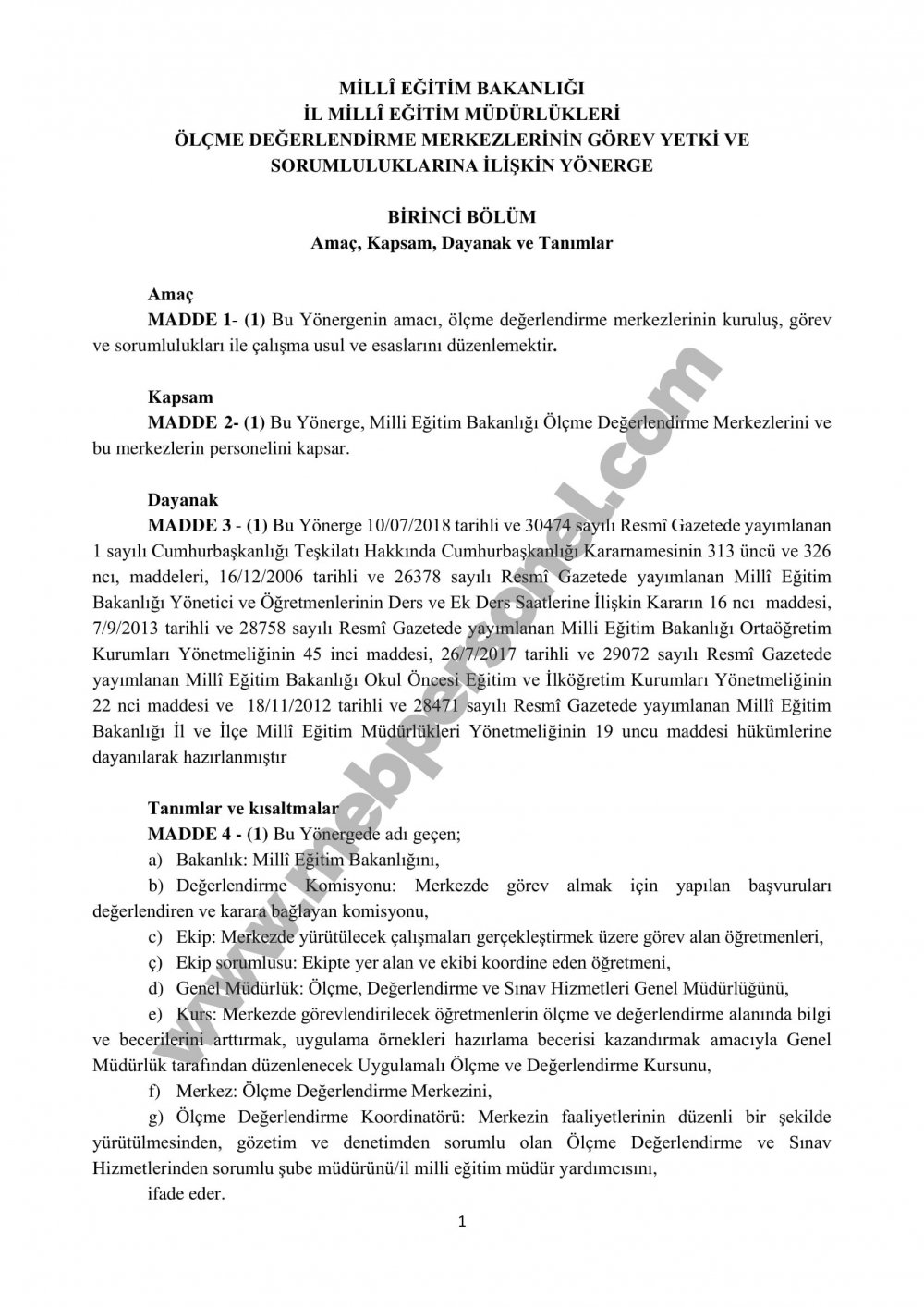 MEB'den Yeni Resmi Yazı , 81 İl Müdürlüğüne Gönderdi