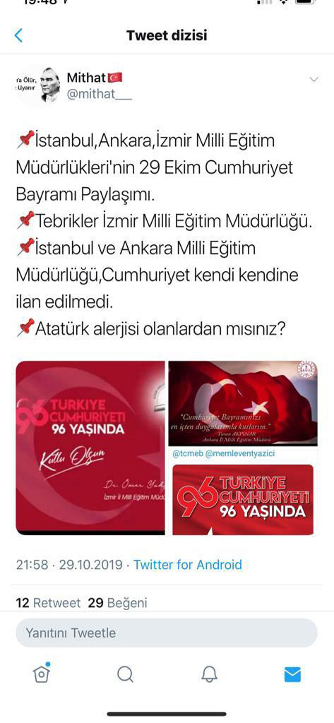 İzmir Milli Eğitim Müdürünü Tebrik Ediyoruz