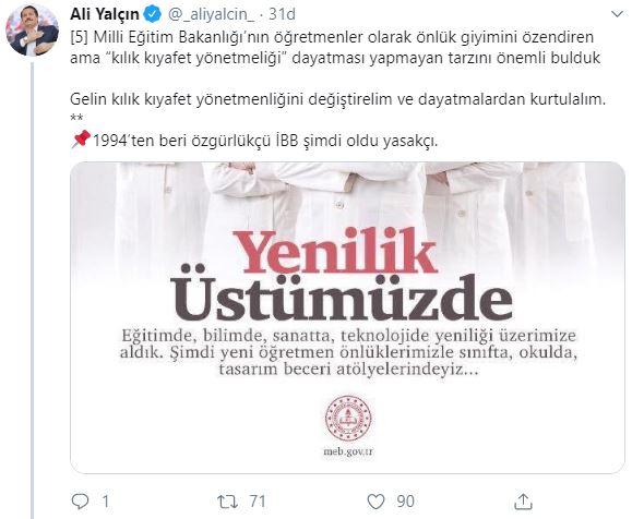 Ali Yalçın'dan Ziya Selçuk'a: ''Öğretmenlerin Daha Öncelikli Sorunları Var''