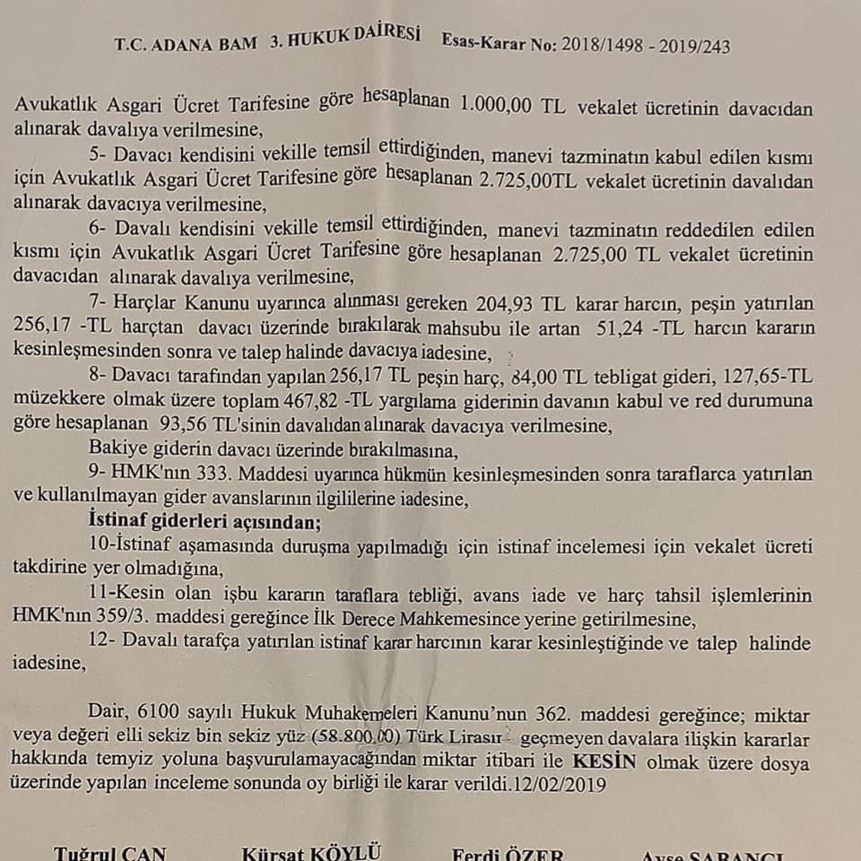 Öğretmeni Keyfi Olarak Şikayet Eden Veliye 6000 Lira Tazminat