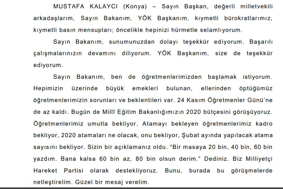 Meclisin gündemi öğretmen atamaları oldu