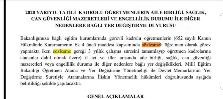 Sözleşmeli Öğretmenlerden Bakan Selçuk'a Teşekkür