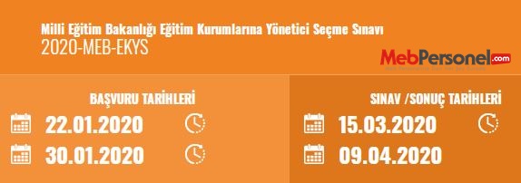 MEB Eğitim Kurumlarına Yönetici Seçme Sınavı (EKYS) Başvuruları Ne Zaman Yapılacak?