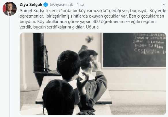Bakan Ziya Selçuk'tan Açıklama: ''O Öğretmenler Sertifikalarını Aldılar''