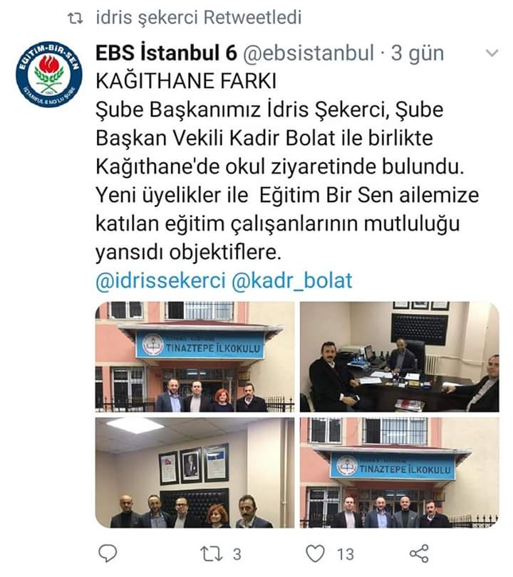 OKUL MÜDÜRÜ KOLTUKLARI, EĞİTİM BİR SEN'E TESLİM EDİLİYOR!