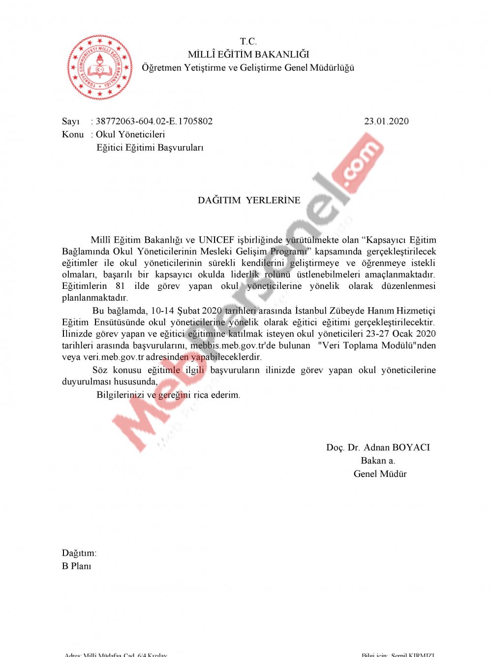 MEB Okul Yöneticilerine Kapsayıcı Eğitici Eğitimi Açıyor