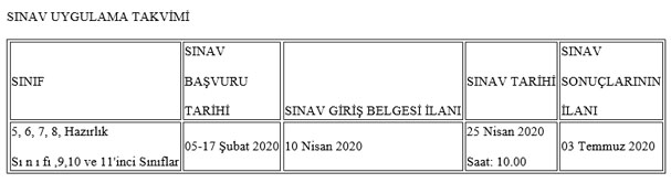 MEB, 2020 bursluluk sınavı başvuru kılavuzunu yayımladı