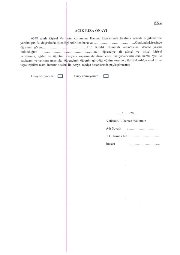 MEB'den ''Kişisel Verilerin İşlenmesi ve Korunması'' Yazısı