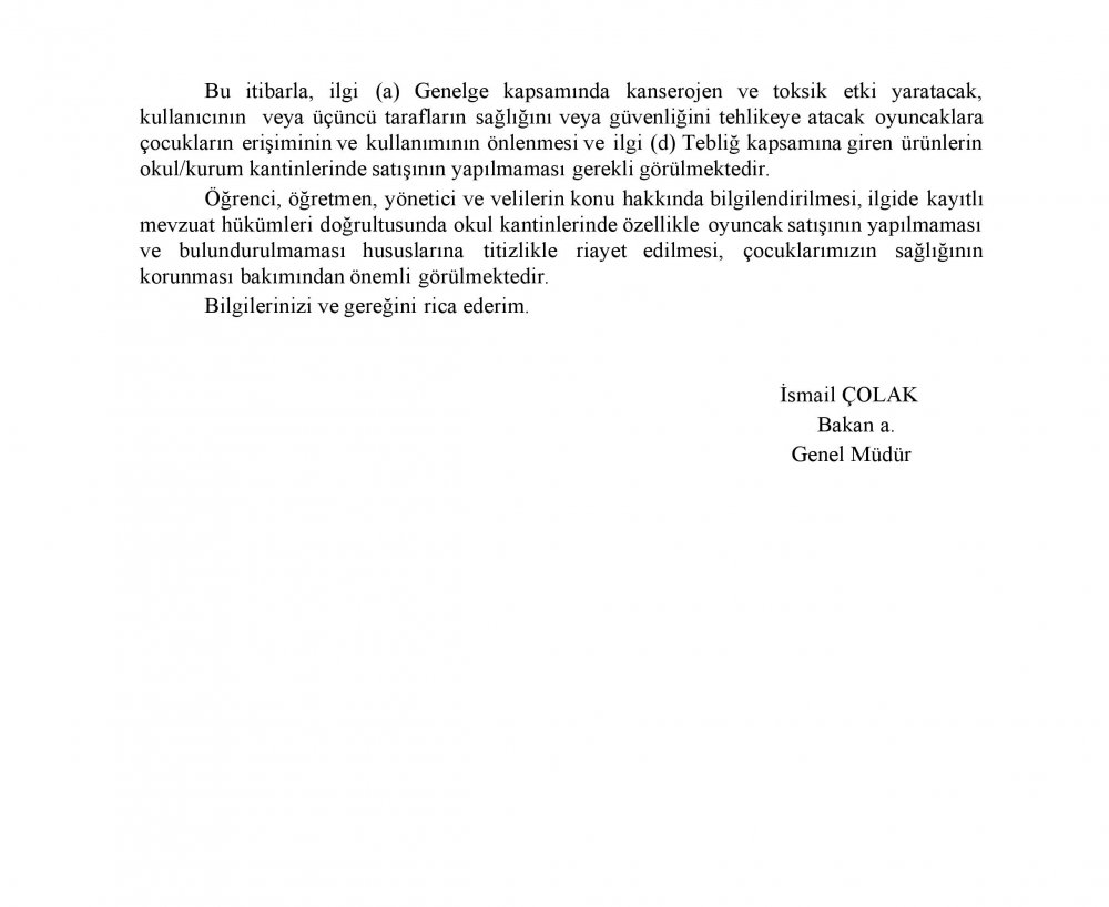 MEB Okulları Uyardı ! Bu Ürünler Kantinde Satılmamalı