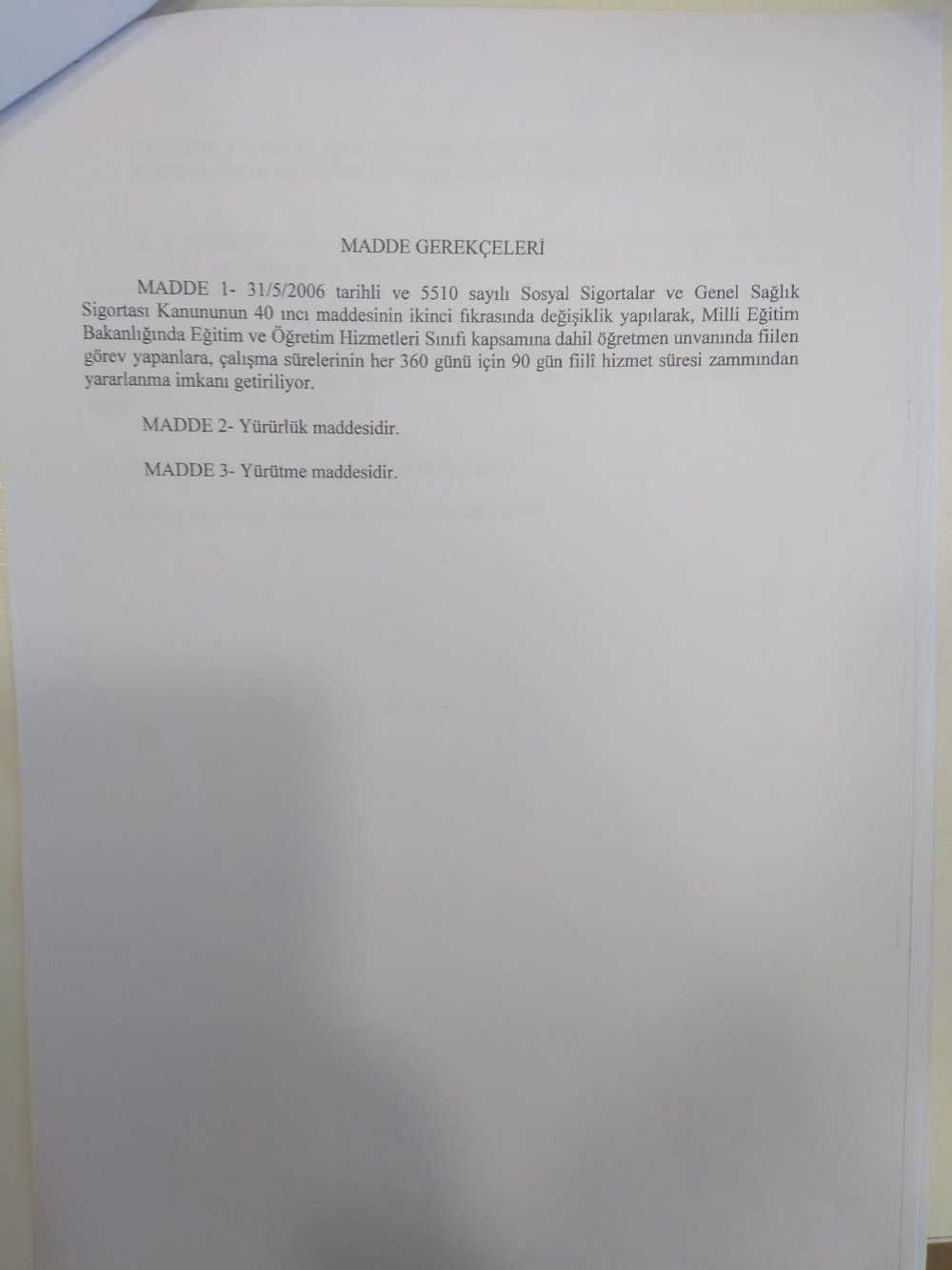 ÖĞRETMENE YIPRANMA PAYI İÇİN YASA TASARISI VERİLDİ