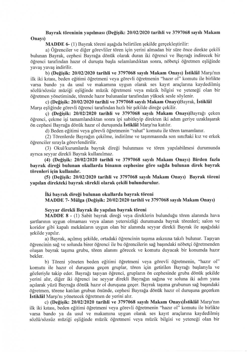 MEB'den Yeni Yönerge