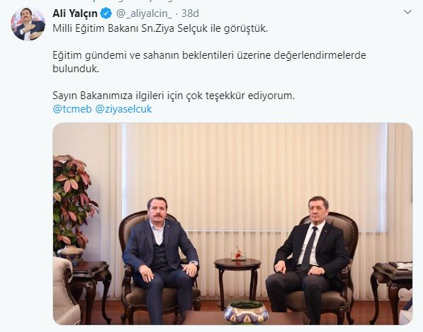 Ali Yalçın İle Ziya Selçuk Görüştü