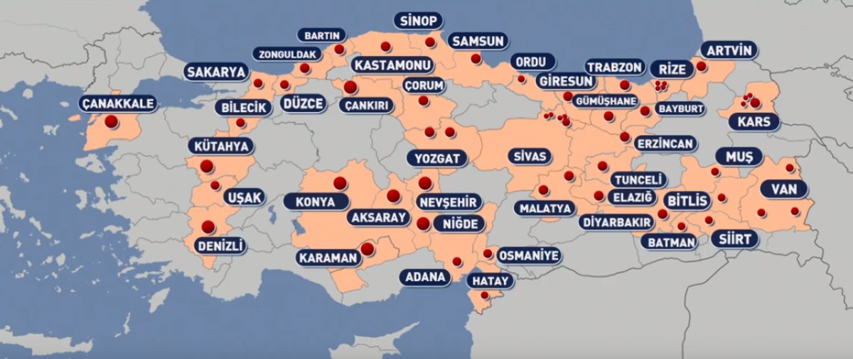 Karantinaya alınan illerimiz ve güncel vaka sayıları