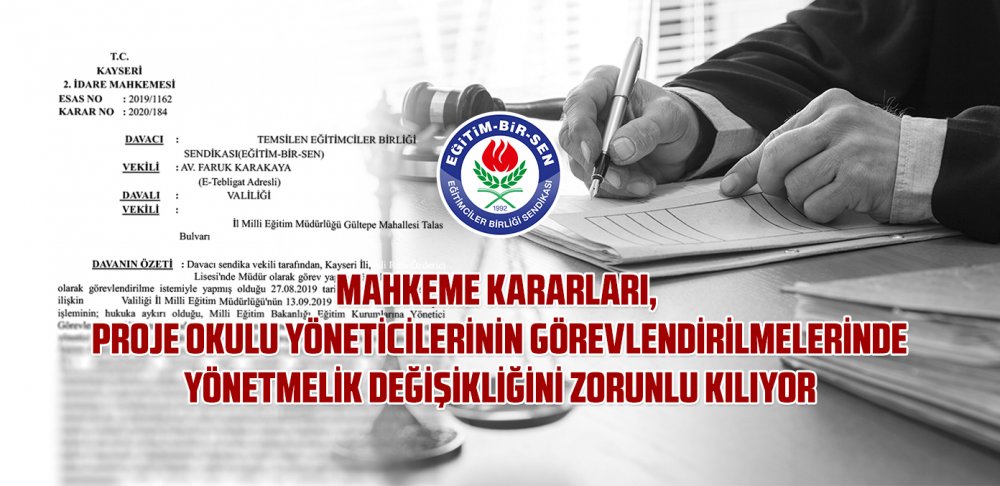 EBS: ''Yönetici Atama Yönetmeliği Değiştirilmelidir''