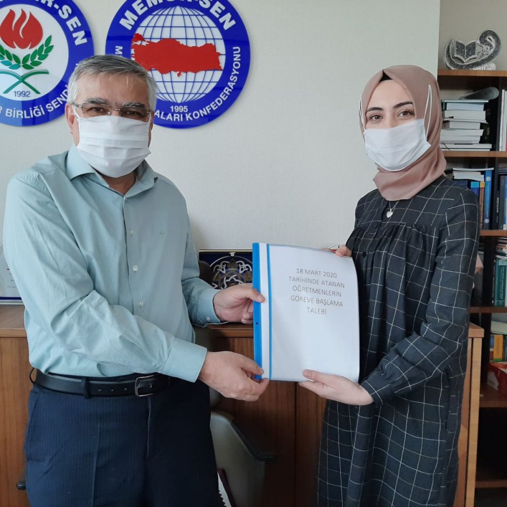 Ataması Yapılan Ancak Göreve Başlatılmayan Öğretmenlerden Eğitim-Bir-Sen'e Ziyaret