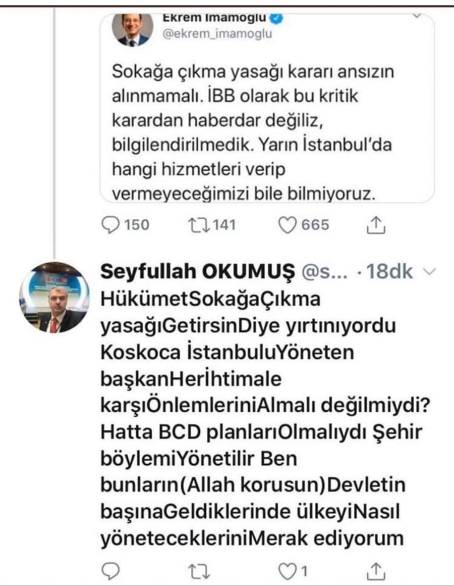 Aydın Milli Eğitim Müdürü, Ekrem İmamoğlu Twitini Sildi