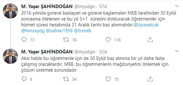 Yer Değiştirmelerde 31 Aralık Tarihi Baz Alınmalıdır