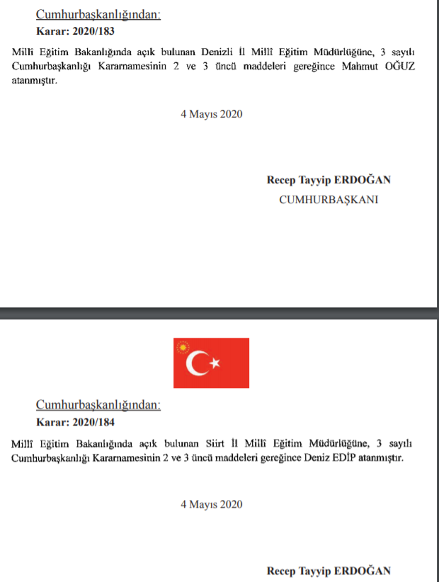 2 il milli eğitim müdürü asaleten ataması yapıldı