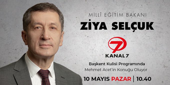 Ziya Selçuk, Kanal 7 ekranlarında Mehmet Acet ile Başkent Kulisi programına konuk oluyor
