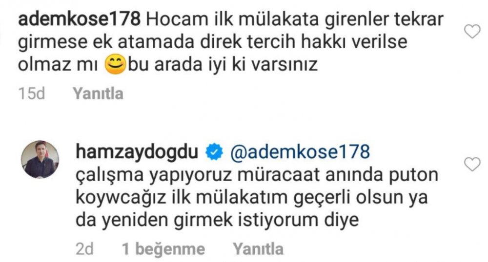 MEB Genel Müdürü Hamza Aydoğdu'dan Ek Öğretmen Atamaları Mülakatı Açıklaması