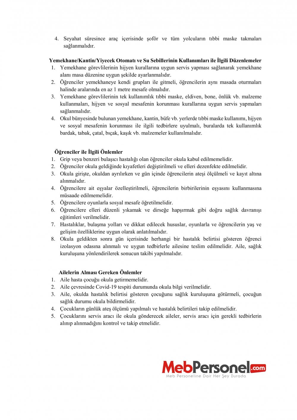 MEB'den ''Özel Okul Öncesi Eğitim Kurumları ve Yaz Okulları'' Hakkında Açıklama (Resmi Yazı)