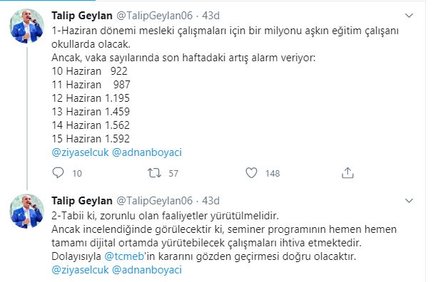 Türk Eğitim Sen Genel Başkanı Talip Geylan:MEB Seminer Kararını Tekrar Gözden Geçirmeli