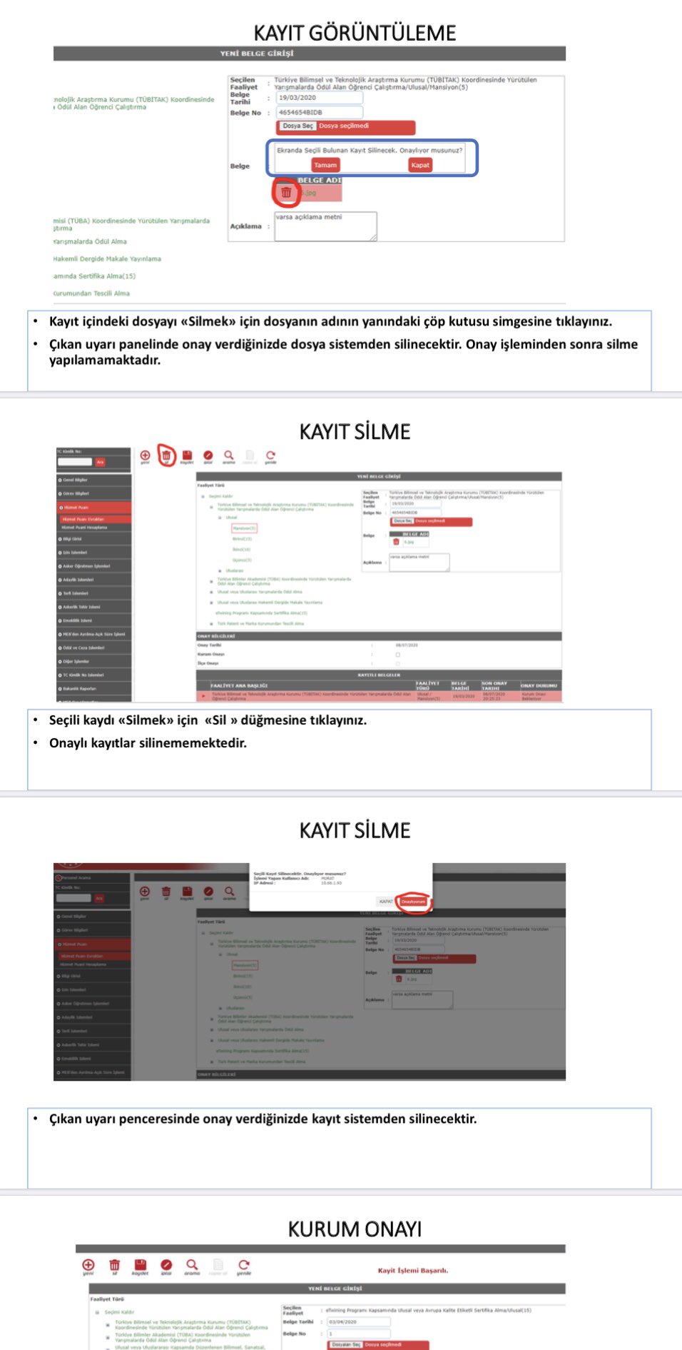 MEB Hizmet Puanı Ekleme Tanıtım Kılavuzu